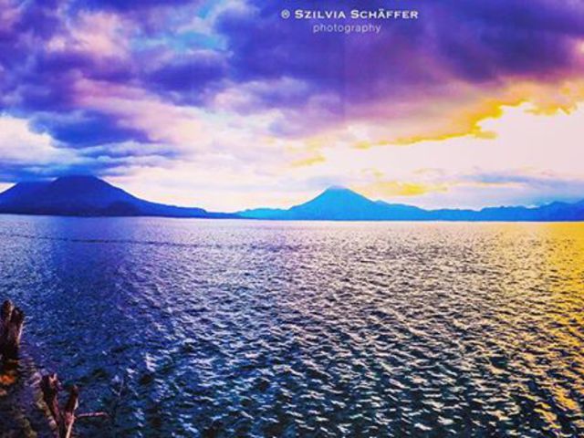 #panorama #photoblogger #vulcano #lake #beautifulnature #lovecolours #clouds #latinamerica #lago #volcano #atitlan #daretotravel #mustsee #szilviaschafferphotography