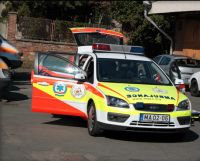 Gyermek mentőorvosi kocsi Pécsen