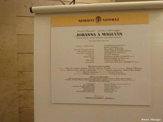 2014. 12. 22. Johanna a máglyán – Nemzeti Színház