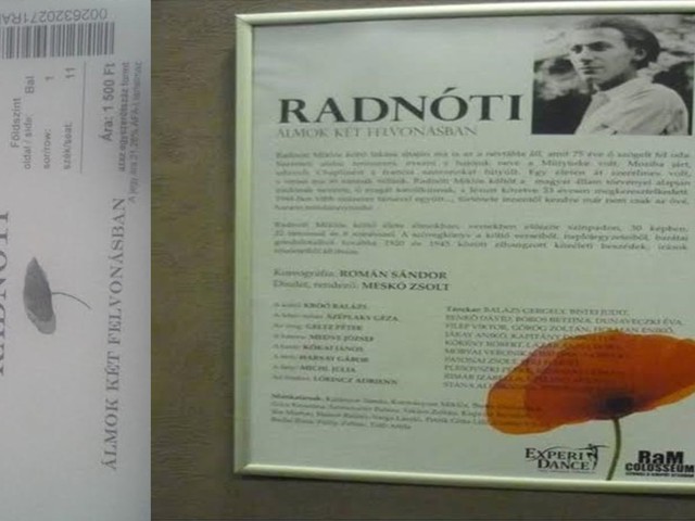 Radnóti, álmok két felvonásban (2014. 04. 16.) – RaM Colosseum