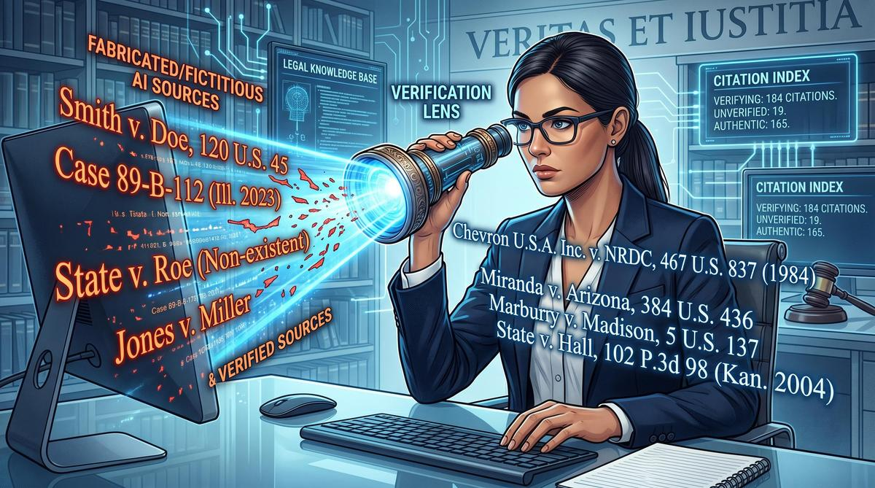Wahrheit in Algorithmen: Prüfrahmen für KI-generierte juristische Recherche