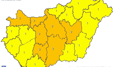 Vihar és hőség jön, déltől országosan életbe lép a vörös kód