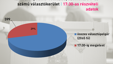 Az időközi képviselő-választás részvételi adatai - 17:30