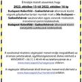 Vágányzár miatt Vonatpótló 2022. október 15-től 2022. október 16-ig