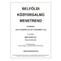 MÁV Belföldi Közforgalmú Menetrend 2018 December 9-től - 2019 December 14-ig