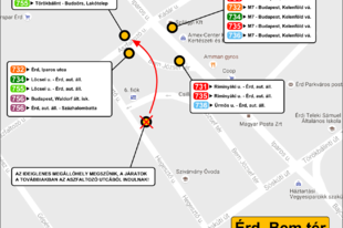 Bem tér autóbuszos forgalmi rendje megváltozott