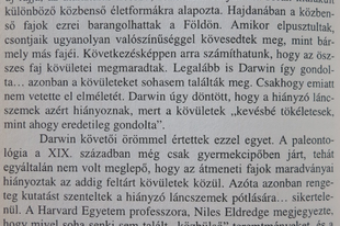 A darwini elmélet problémái. (könyv részlet)