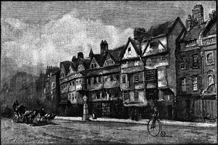 Egy régi fogadó londonban (Staple Inn).