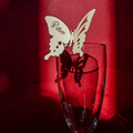 Pillangó ültető pohárra esküvőre, rendezvényre