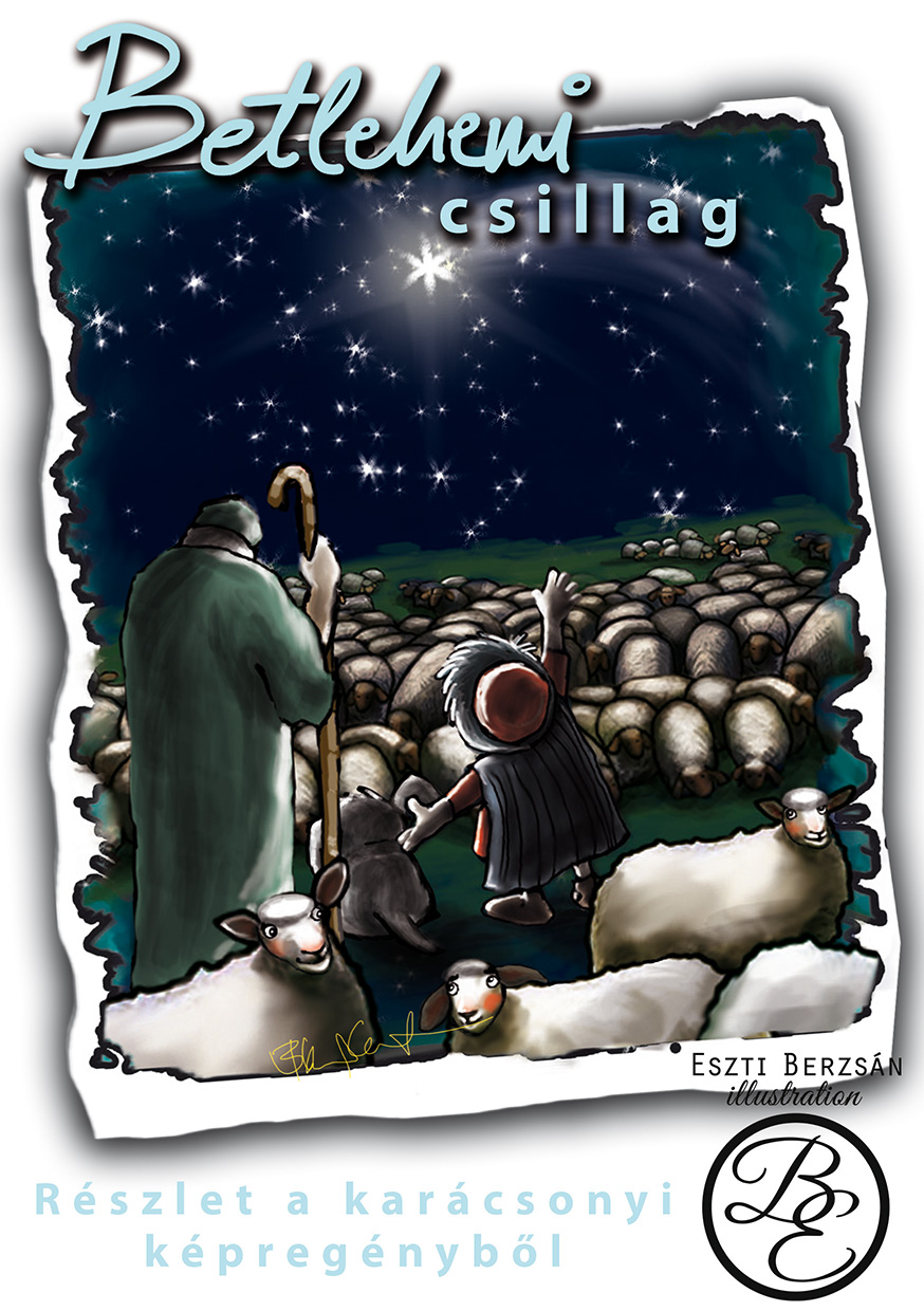 Piece of the Christmas comic, Star of Betlehem.<br /><br />Részlet a Betlehemi csillag című karácsonyi képregényből.