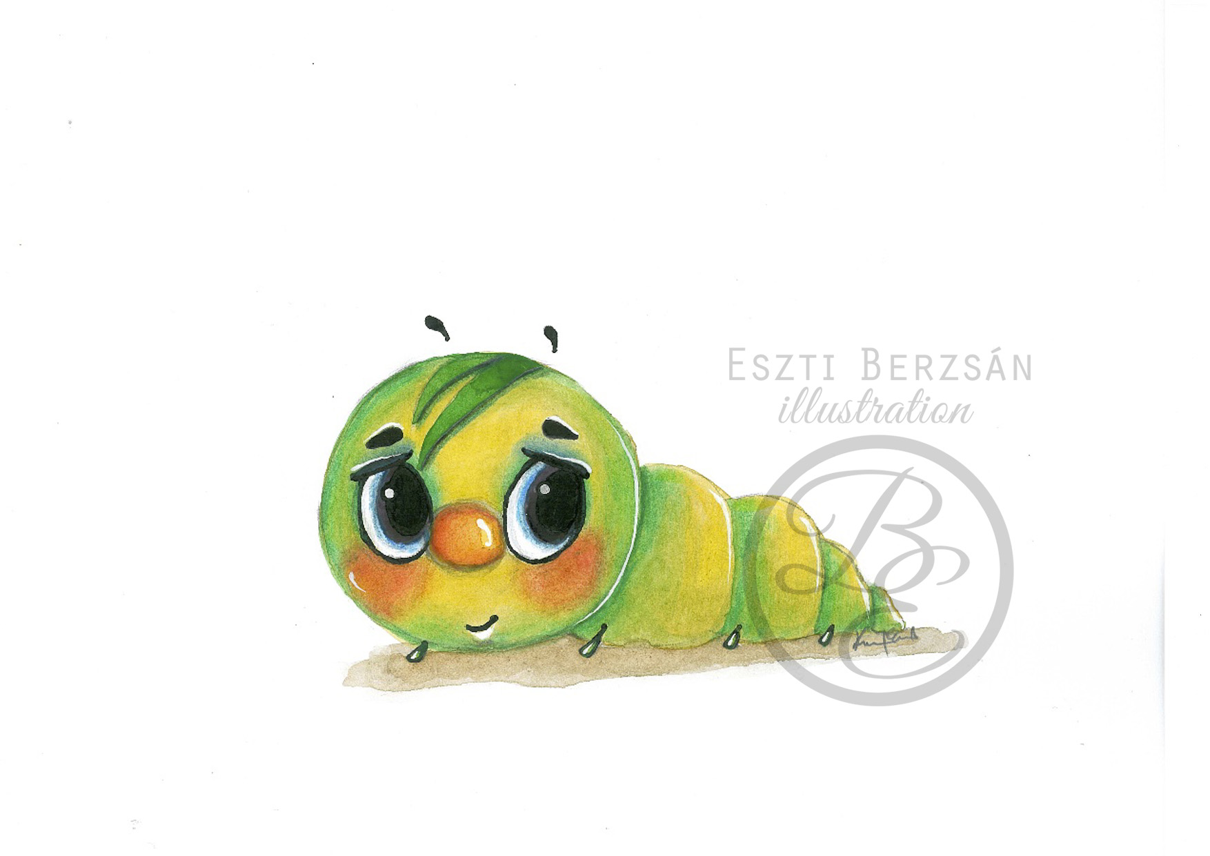 Cover picture of the Tiny Little Caterpillar