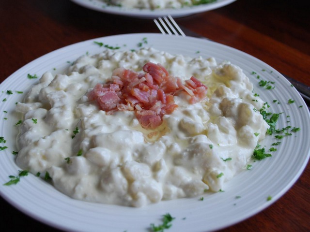 A hónap receptje: bryndzové halušky (sztrapacska)