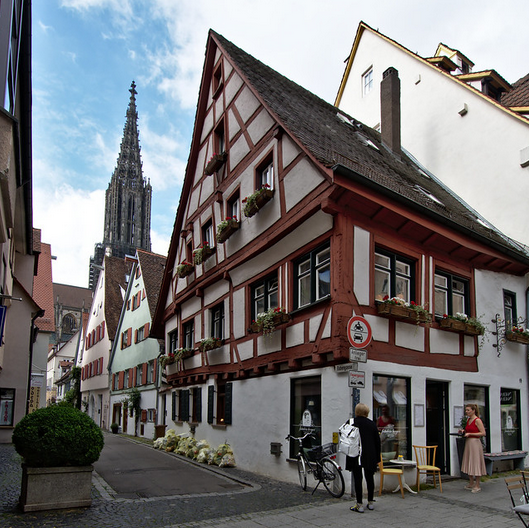 Fagerendás házak (Fachwerkhaus) Ulmban 