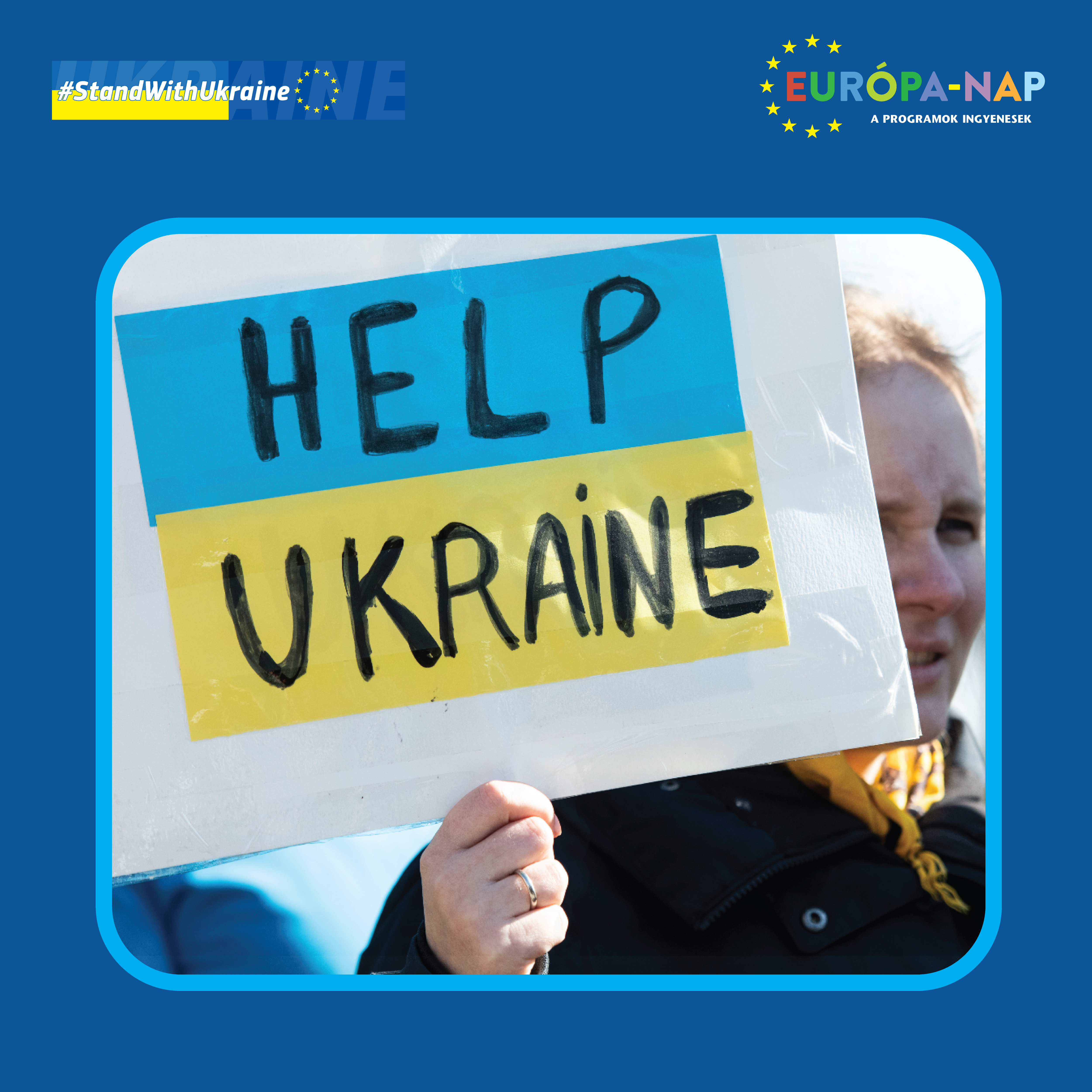 ...és az eseményen szolidaritásunkat is kifejezzük Ukrajnával.