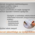 Internet jelentősége az újságírásban