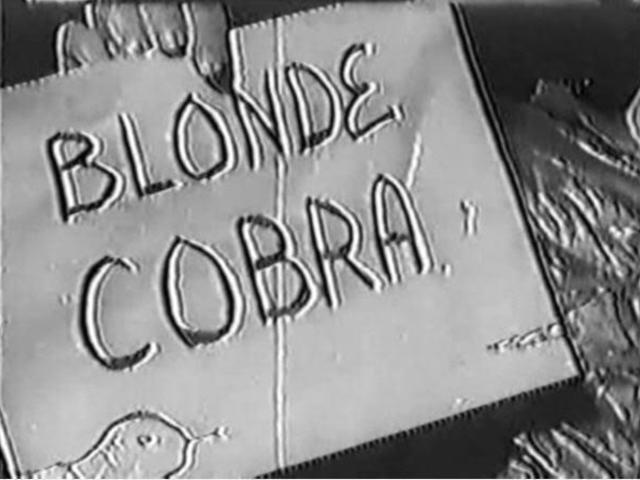 398. Blonde Cobra - 1963