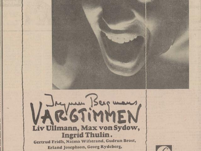 489. Farkasok Órája (Vargtimmen) - 1968