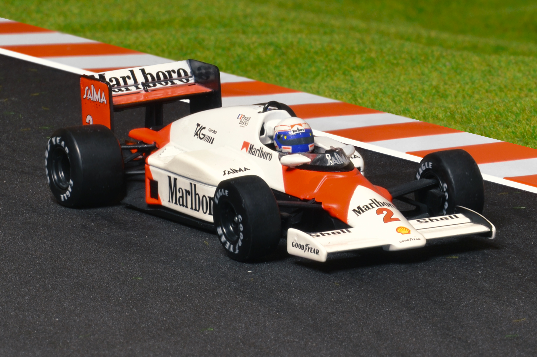 McLaren MP4/2B Alain Prost 1985 - Solido (Conversion) 1:43