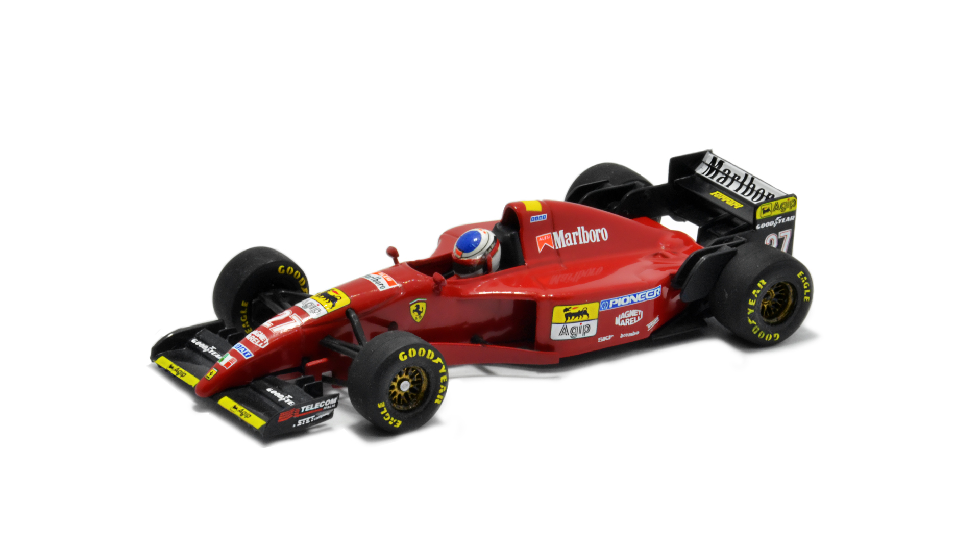 Év: 1995<br />Modell: F412T2<br />Gyártó: Minichamps<br />Pilóta: Jean Alesi