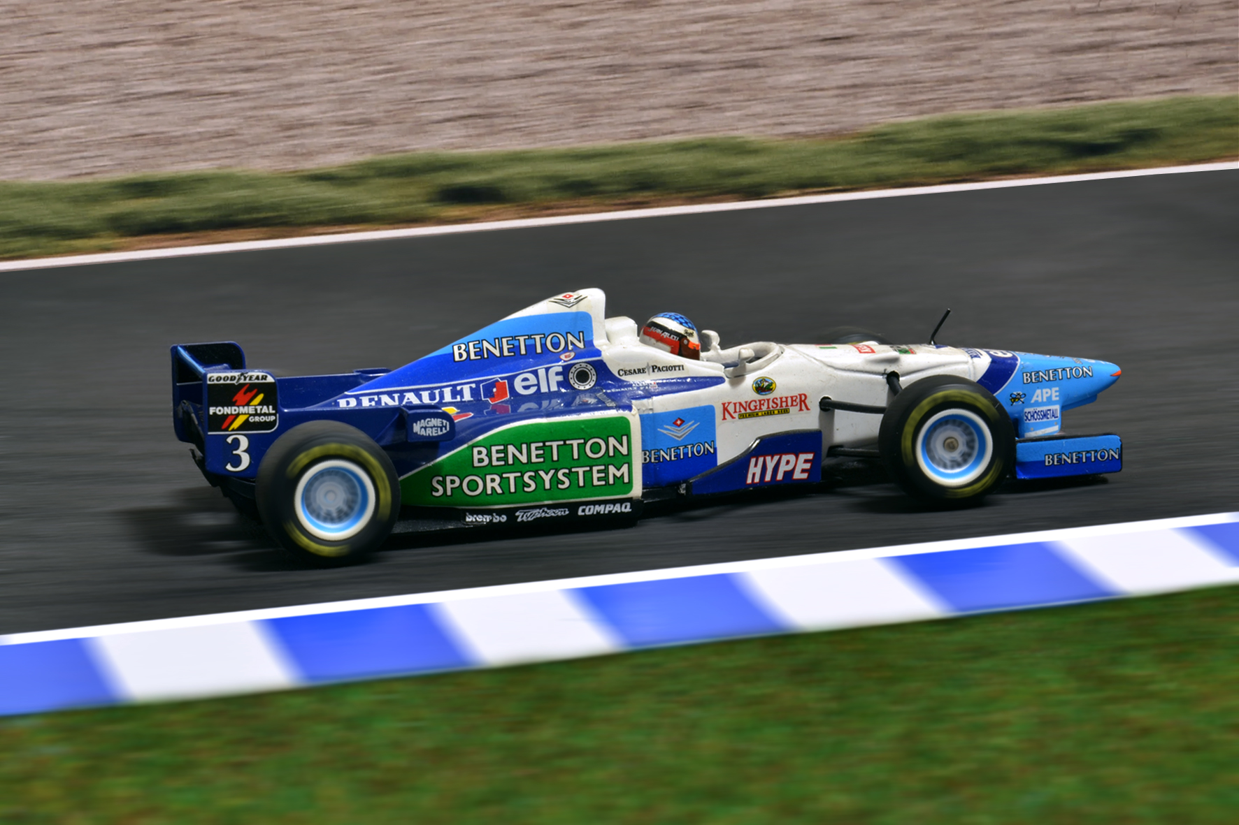 Benetton B196 Jean Alesi 1996 - Minichamps 1:43<br />