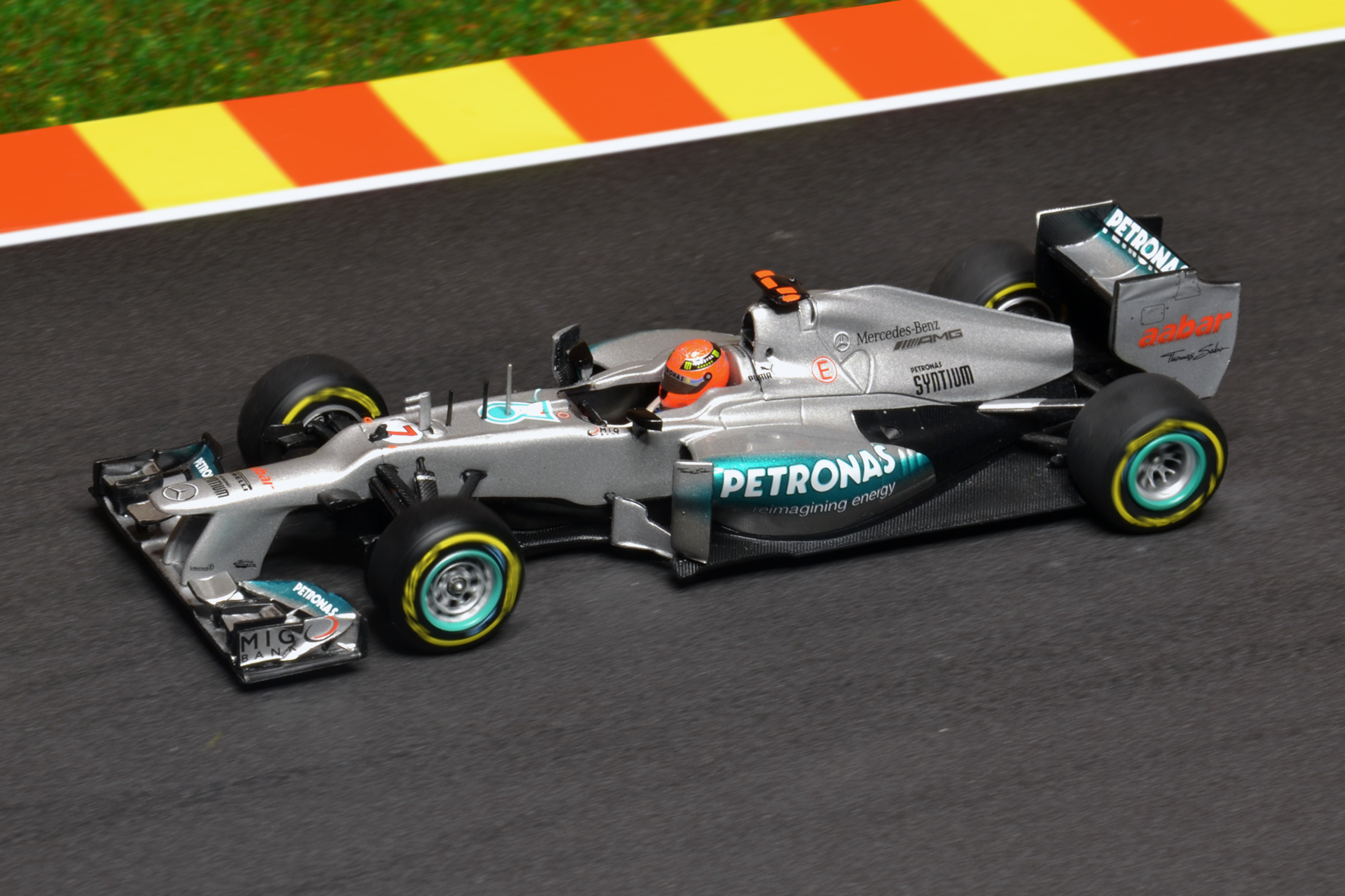 Mercedes W03 Michael Schumacher 2012 - Minichamps 1:43