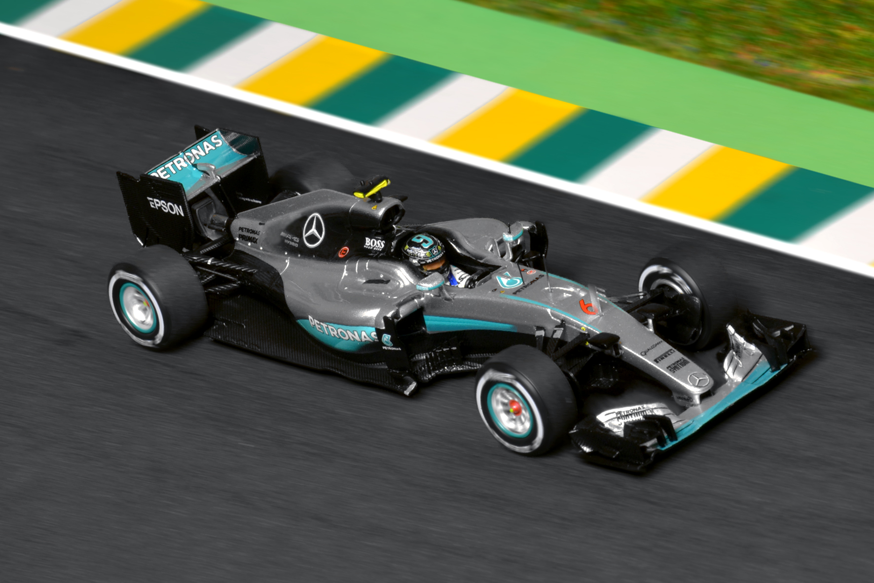 Mercedes W07 Nico Rosberg 2016 - Spark 1:43