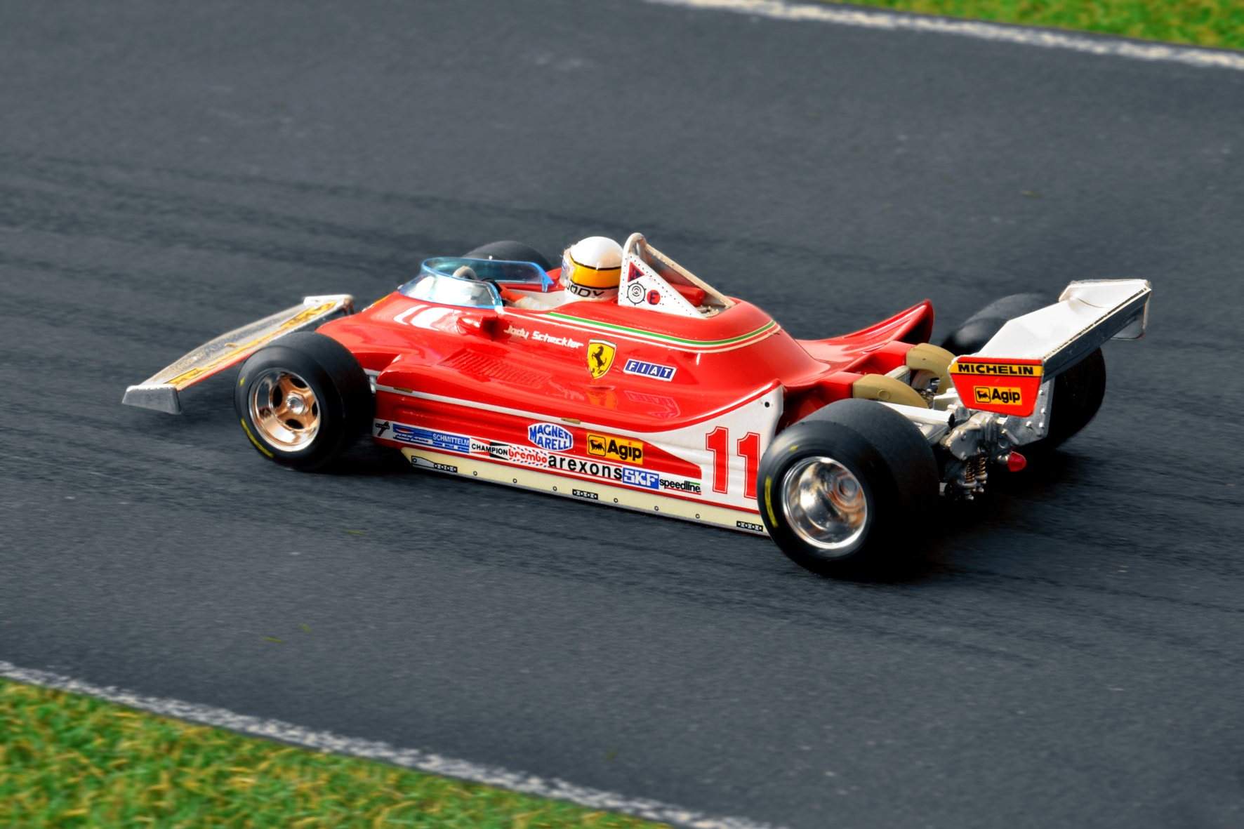 Jody Scheckter 1979-es Ferrari 312 T4-ese<br />