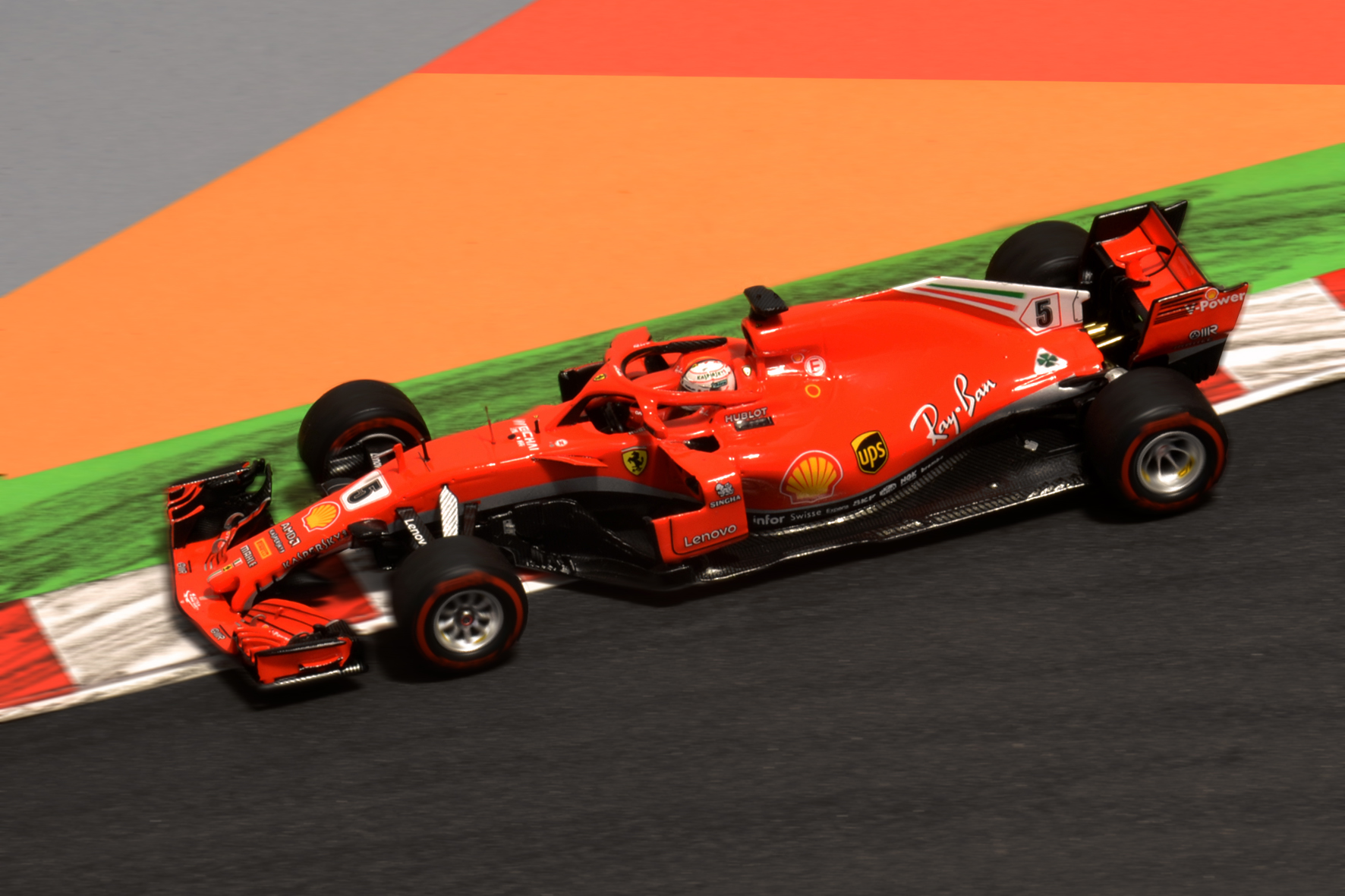 Ferrari SF71H Sebastian Vettel 2018 - Looksmart 1:43
