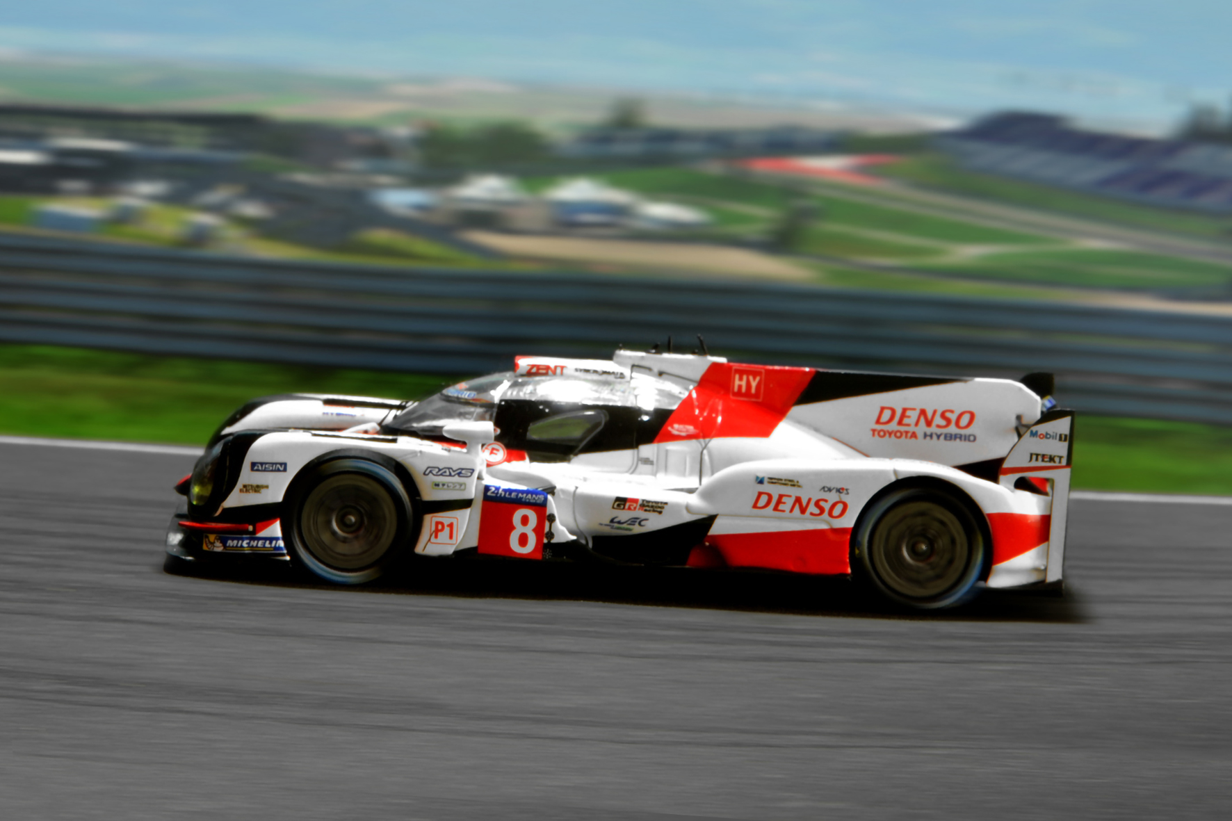 Toyota TS050 Sebastian Buemi, Anthony Davidson, Kamui Kobayashi 2017 - Spark 1:43