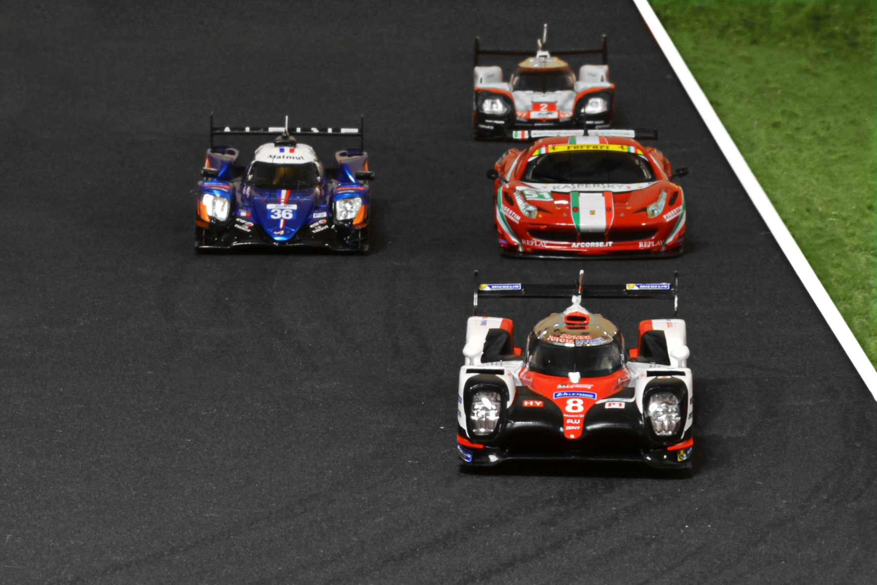 WEC - Toyota TS050 Hybrid LMP1 & Ferrari 458 LMGTE Pro & Alpine A470 LMP2 & Porsche 919 Hybrid LMP1