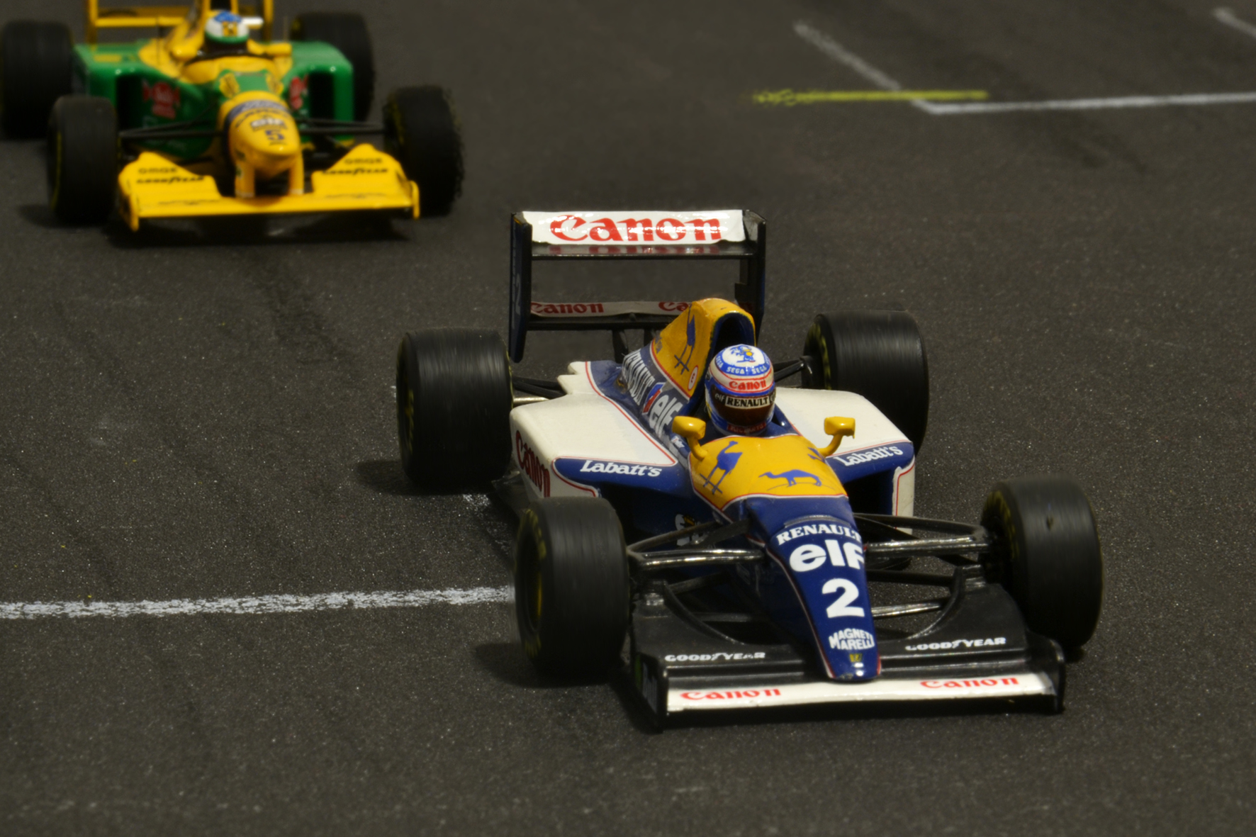 Williams FW15 Alain Prost 1993 - Minichamps 1:43<br />(Benetton B193 Michael Schumacher Minichamps 1:43)