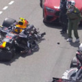 Nagy baleset történt a Monacói Nagydíj első körében Perez kiesett