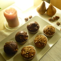 Adventi készülődés I.: narancsos-csokis és mogyorós-körtés muffinok