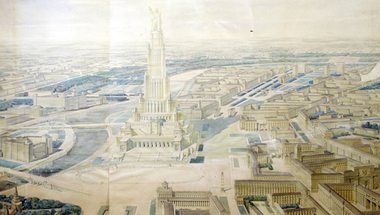 A kommunizmus diadala: Sztálin világ-felhőkarcolója és a 6 000 tonnás Lenin