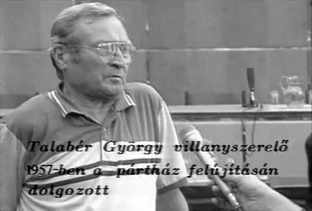 Talabér György egykori szemtanú  - Jelenet a Pincebörtön filmből