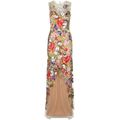 Jenny Packham Floral Embroidered Gown