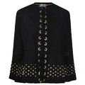 Just Cavalli Eyelet Jacket, Black