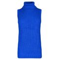 MICHAEL Michael Kors Sleeveless Roll Neck Shaker Knit, Blue