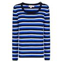 MICHAEL Michael Kors Stripe Ribbed Sweater