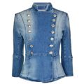 Pierre Balmain Military Denim Jacket, Blue