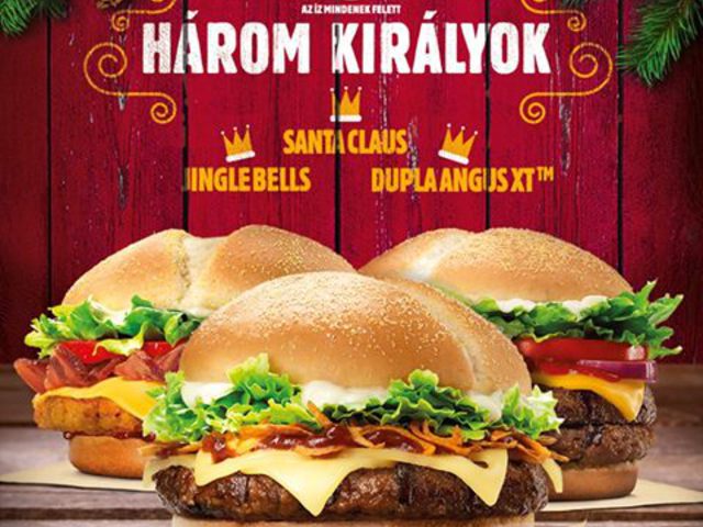 Három királyok a Burger Kingben