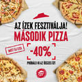 Négy új feltét, 40% kedvezmény a Pizza Hutban!