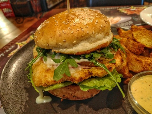 Malibu Chicken Burger
