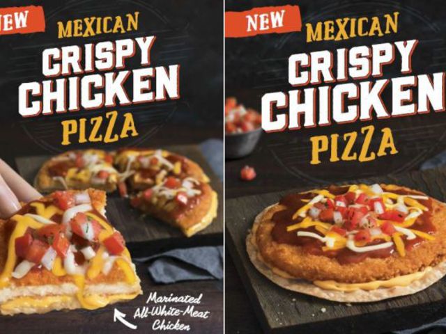 Óriás rántotthúsos pizzát tesztel a Taco Bell