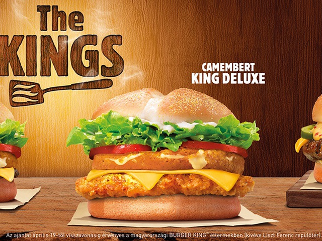 Camembert, csípős Angus és új Heti Menü a Burger Kingben