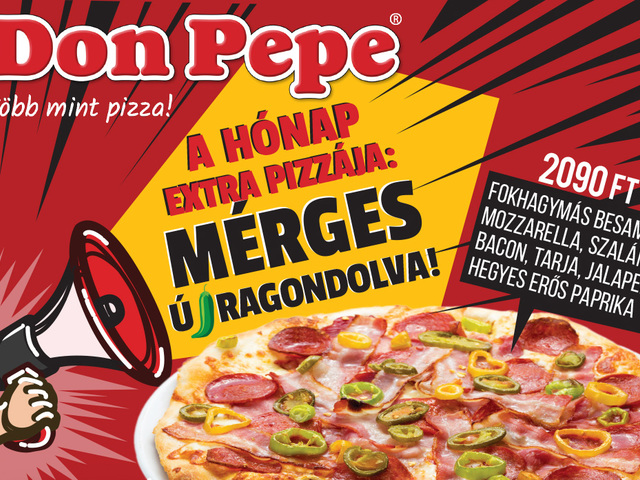 Mérges liba mézes-mustáros piadinája