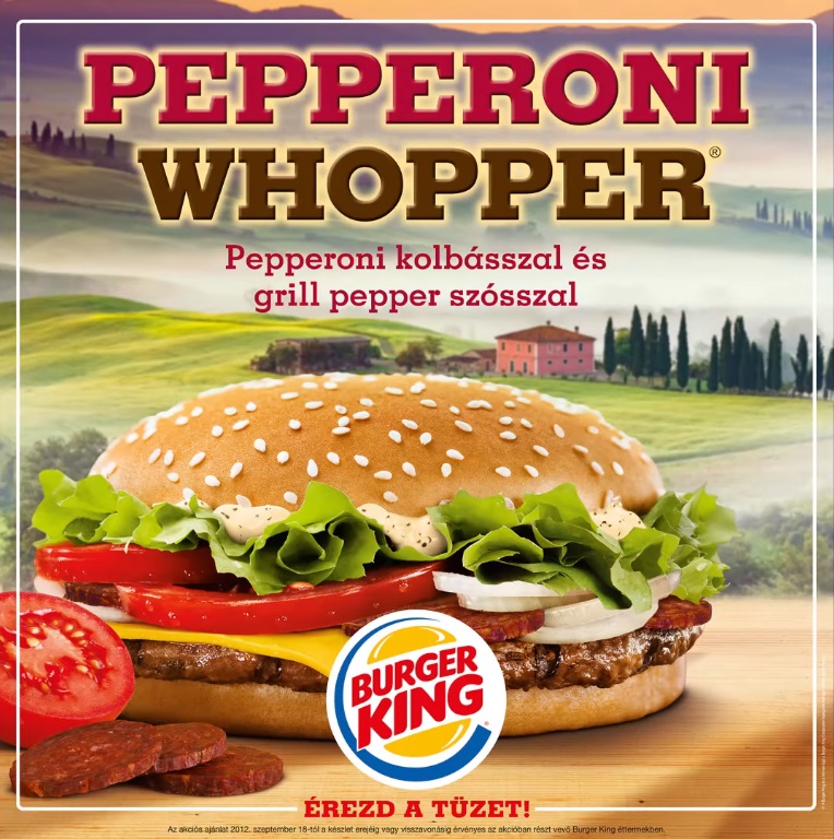 2012 - Pepperoni Whopper