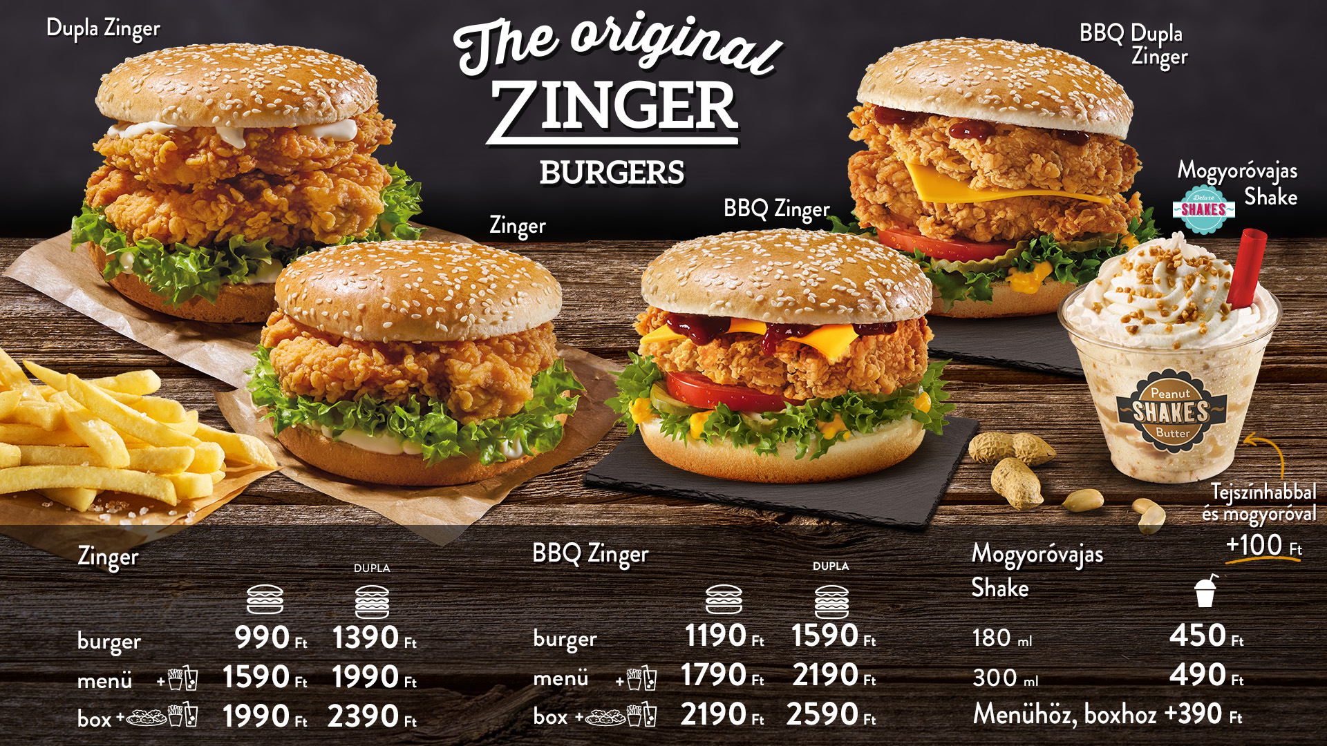 Ism t Zinger radat a KFC ben Fast Food Central