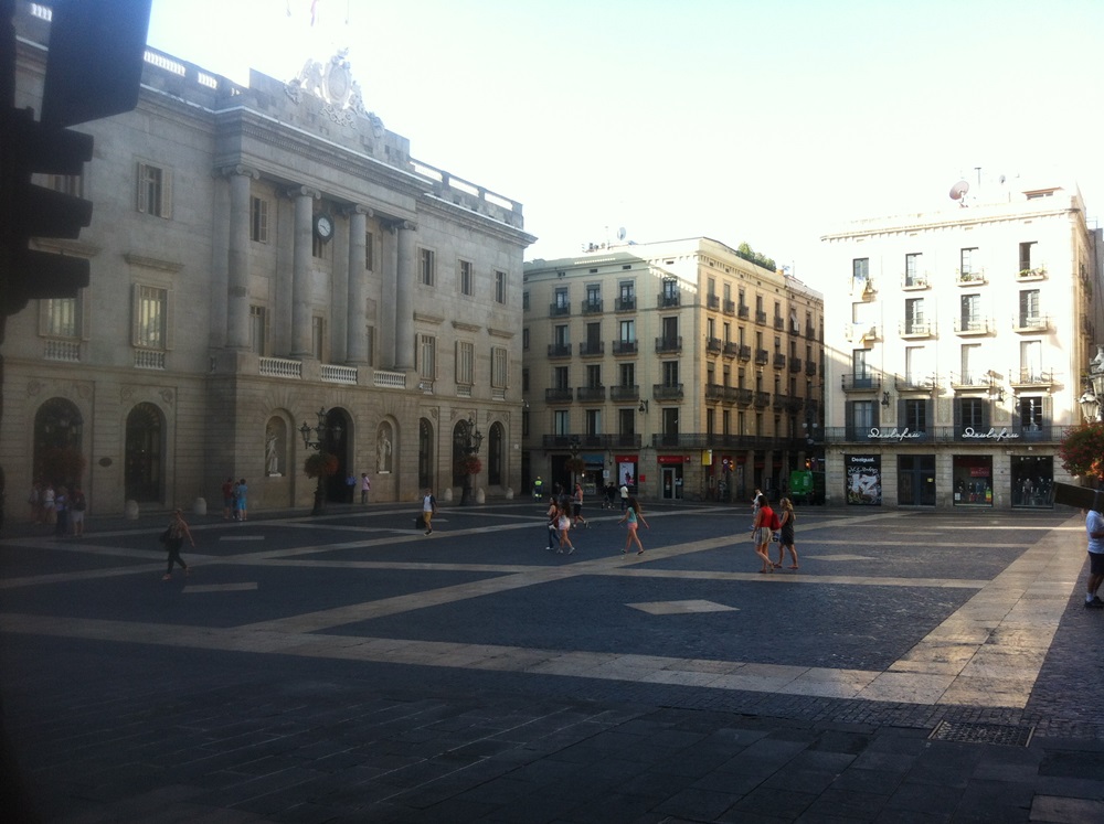 Ajuntamento de Barcelona és a Placa Jaume.JPG