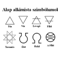 Alap alkimista szimbólumok